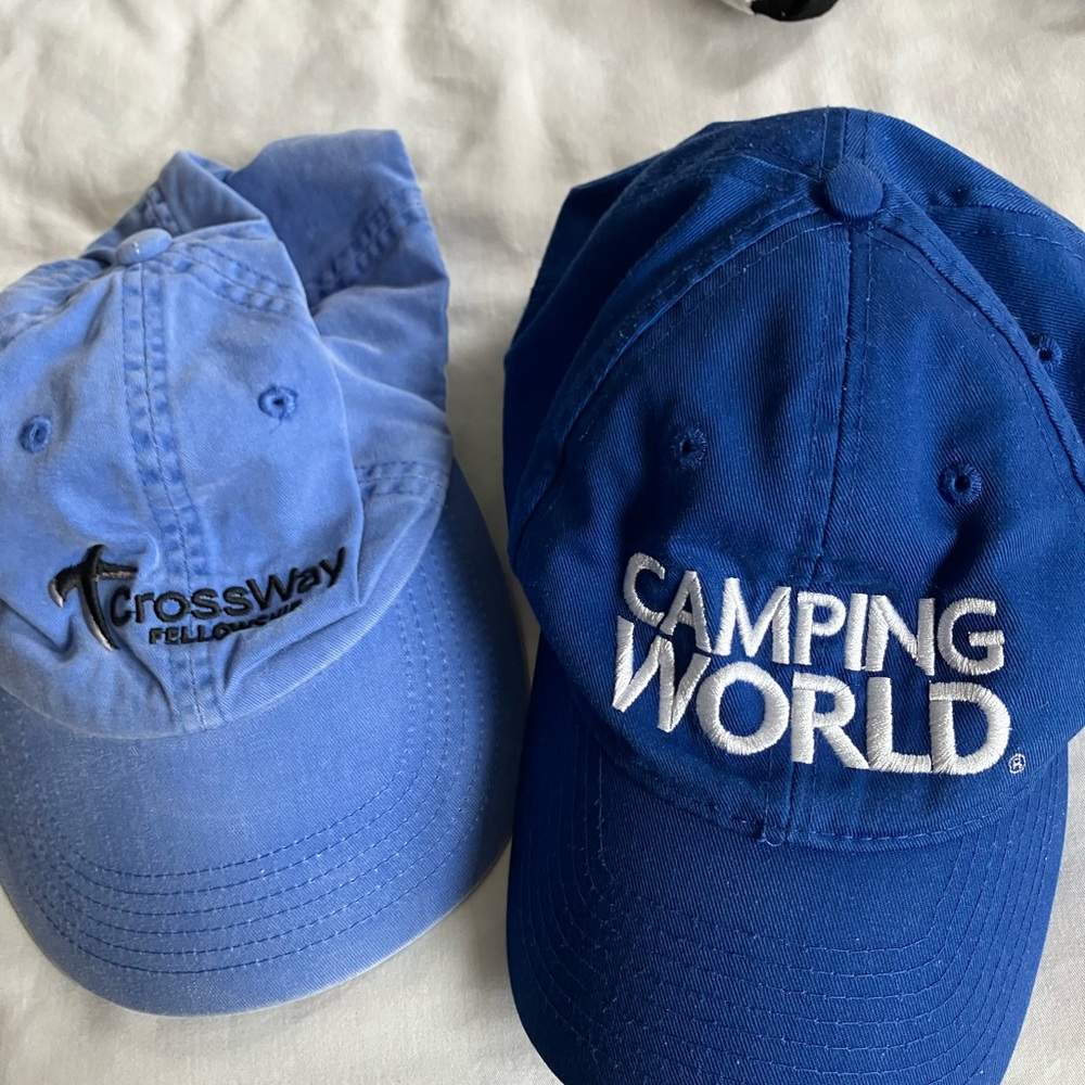 Port Authority Blue Embroidered Baseball Cap Bundle